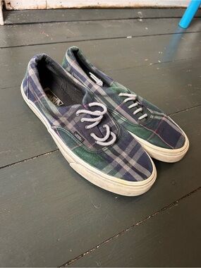 Vans Era Ca Over Washed Plaid Nine Iron/Blanc De Black Size 12 (M)
